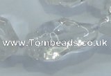 CNG421 15.5 inches 15*20mm - 18*28mm nuggets white crystal beads