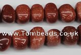 CNG43 15.5 inches 11*15mm nuggets goldstone gemstone beads