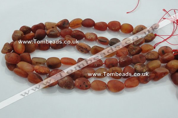 CNG430 15.5 inches 13*18mm nuggets agate gemstone beads