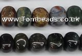 CNG44 15.5 inches 11*15mm nuggets Indian agate gemstone beads