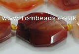 CNG446 15.5 inches 18*20mm – 30*42mm faceted nuggets agate beads