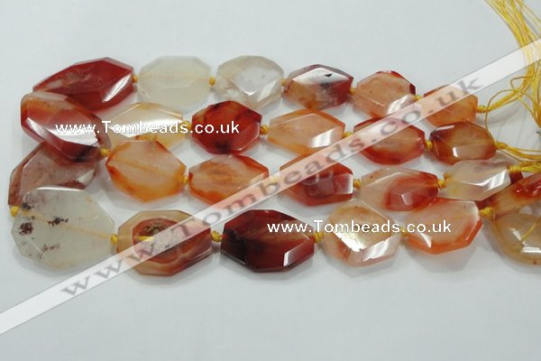 CNG446 15.5 inches 18*20mm – 30*42mm faceted nuggets agate beads