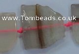 CNG457 15.5 inches 20*25mm - 35*50mm nuggets agate gemstone beads