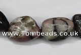 CNG46 15.5 inches 18*25mm nuggets staurolite gemstone beads