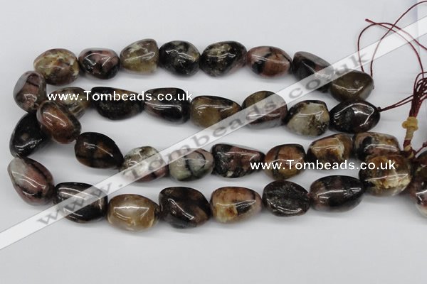 CNG46 15.5 inches 18*25mm nuggets staurolite gemstone beads