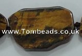 CNG462 15.5 inches 20*25mm - 25*55mm nuggets tiger eye beads