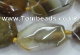 CNG468 15.5 inches 15*20mm - 20*32mm nuggets agate beads