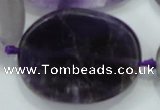 CNG485 20*30mm - 35*45mm twisted & faceted nuggets amethyst beads