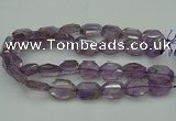 CNG5001 15.5 inches 18*25mm - 22*30mm faceted freeform amethyst beads