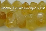 CNG5048 15.5 inches 12*16mm - 13*18mm faceted nuggets citrine beads