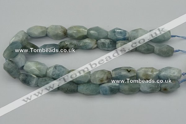 CNG5068 15.5 inches 13*20mm - 15*25mm faceted nuggets aquamarine beads