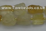 CNG5073 15.5 inches 8*10mm - 15*20mm nuggets citrine beads