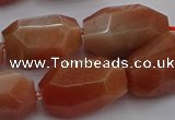 CNG5091 15.5 inches 13*18mm - 15*25mm faceted nuggets sunstone beads