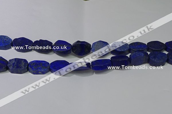 CNG5110 15.5 inches 14*20mm - 18*25mm freeform lapis lazuli beads