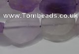 CNG5117 15.5 inches 14*20mm - 18*25mm freeform matte amethyst beads