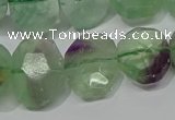 CNG5139 15.5 inches 15*18mm - 15*20mm faceted freeform fluorite beads