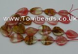 CNG5155 16*22mm - 30*35mm freeform volcano cherry quartz beads