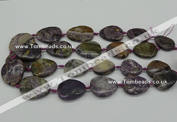 CNG5157 15.5 inches 16*22mm - 30*35mm freeform charoite beads