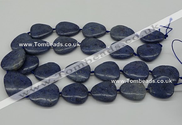 CNG5164 15.5 inches 16*22mm - 30*35mm freeform blue dumortierite beads