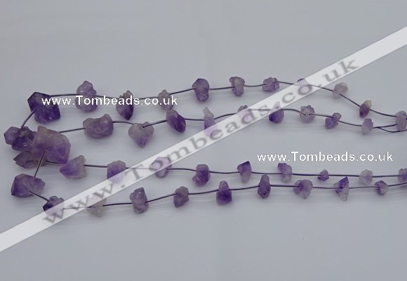 CNG5260 15.5 inches 5*8mm - 15*20mm nuggets amethyst beads