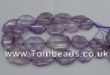 CNG5283 15.5 inches 20*30mm - 35*45mm faceted freeform amethyst beads