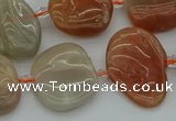 CNG5290 15.5 inches 13*18mm - 15*20mm freeform moonstone beads