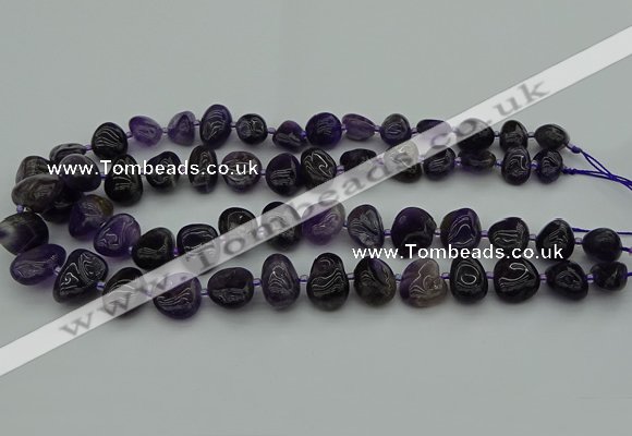 CNG5296 15.5 inches 10*14mm - 15*20mm nuggets amethyst beads