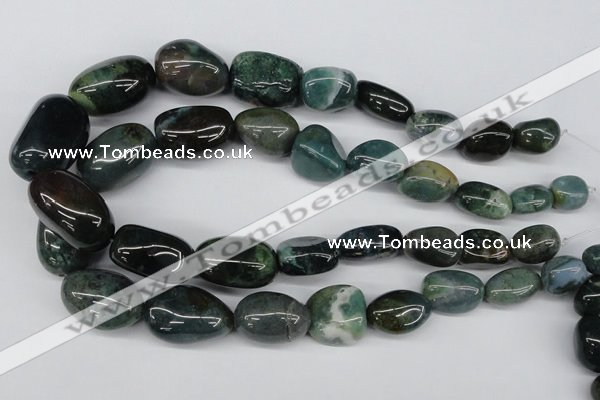 CNG53 15.5 inches 12*18mm - 24*30mm nuggets grass agate beads