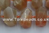 CNG5301 15.5 inches 12*16mm - 15*20mm faceted nuggets moonstone beads