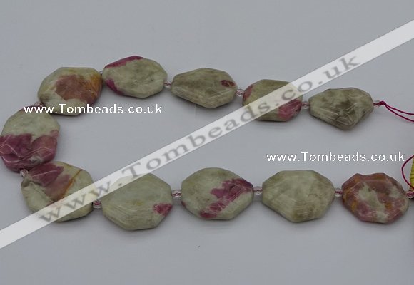 CNG5312 15.5 inches 20*30mm - 35*45mm freeform tourmaline beads