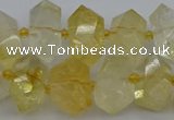 CNG5327 15.5 inches 12*16mm - 15*20mm faceted nuggets citrine beads