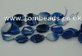 CNG5347 15.5 inches 25*35mm - 30*40mm faceted freeform agate beads