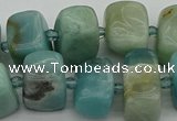 CNG5380 15.5 inches 10*14mm - 13*18mm nuggets amazonite beads