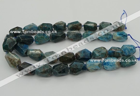 CNG5388 15.5 inches 12*16mm - 15*25mm faceted nuggets apatite beads