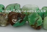 CNG5433 10*14mm - 20*30mm nuggets Australia chrysoprase beads