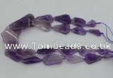 CNG5435 15*25mm - 30*45mm freeform amethyst gemstone beads