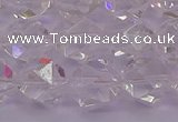 CNG5473 15.5 inches 10mm faceted nuggets white crystal beads