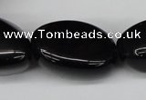 CNG55 15.5 inches 10*12mm - 20*35mm nuggets black agate beads