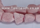 CNG5536 15.5 inches 10*14mm - 12*16mm nuggets Chinese pink opal beads