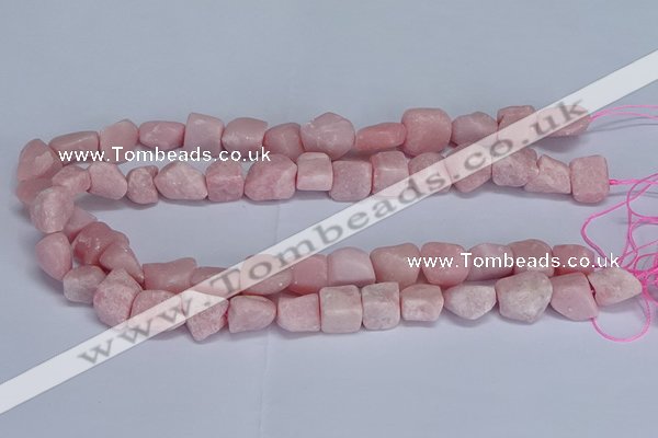 CNG5536 15.5 inches 10*14mm - 12*16mm nuggets Chinese pink opal beads