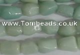 CNG554 15.5 inches 6*8mm nuggets amazonite gemstone beads