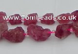 CNG5550 15.5 inches 4*6mm - 8*12mm nuggets pink tourmaline beads
