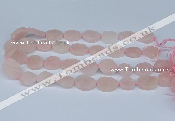 CNG5560 15.5 inches 12*16mm - 18*22mm freeform rose quartz beads