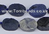 CNG5564 15.5 inches 12*16mm - 18*22mm freeform blue dumortierite beads