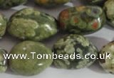 CNG558 15.5 inches 13*18mm nuggets rhyolite gemstone beads