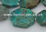 CNG5622 18*25mm - 22*30mm freeform chrysocolla gemstone beads