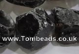 CNG565 15.5 inches 16*20mm faceted nuggets smoky quartz beads