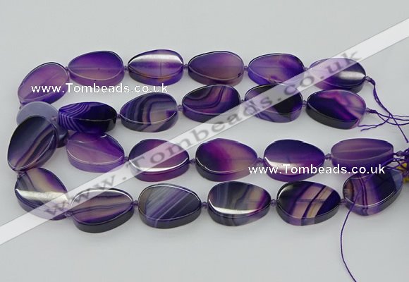 CNG5662 15.5 inches 22*30mm freeform agate gemstone beads