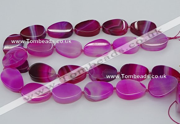 CNG5663 15.5 inches 22*30mm freeform agate gemstone beads