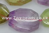 CNG5688 20*30mm - 35*45mm faceted freeform mixed quartz beads